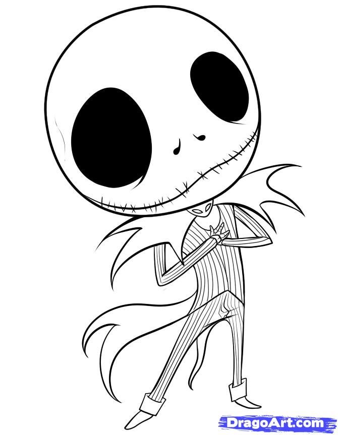 Featured image of post Baby Jack Skellington Coloring Page