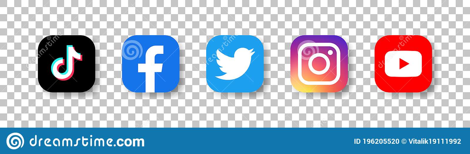 pic Banner Transparent Background Facebook Twitter Instagram Youtube Logo Png youtube label banner lower third