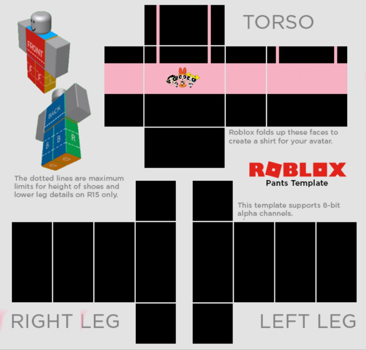 Cute Aesthetic Roblox Outfit Template 