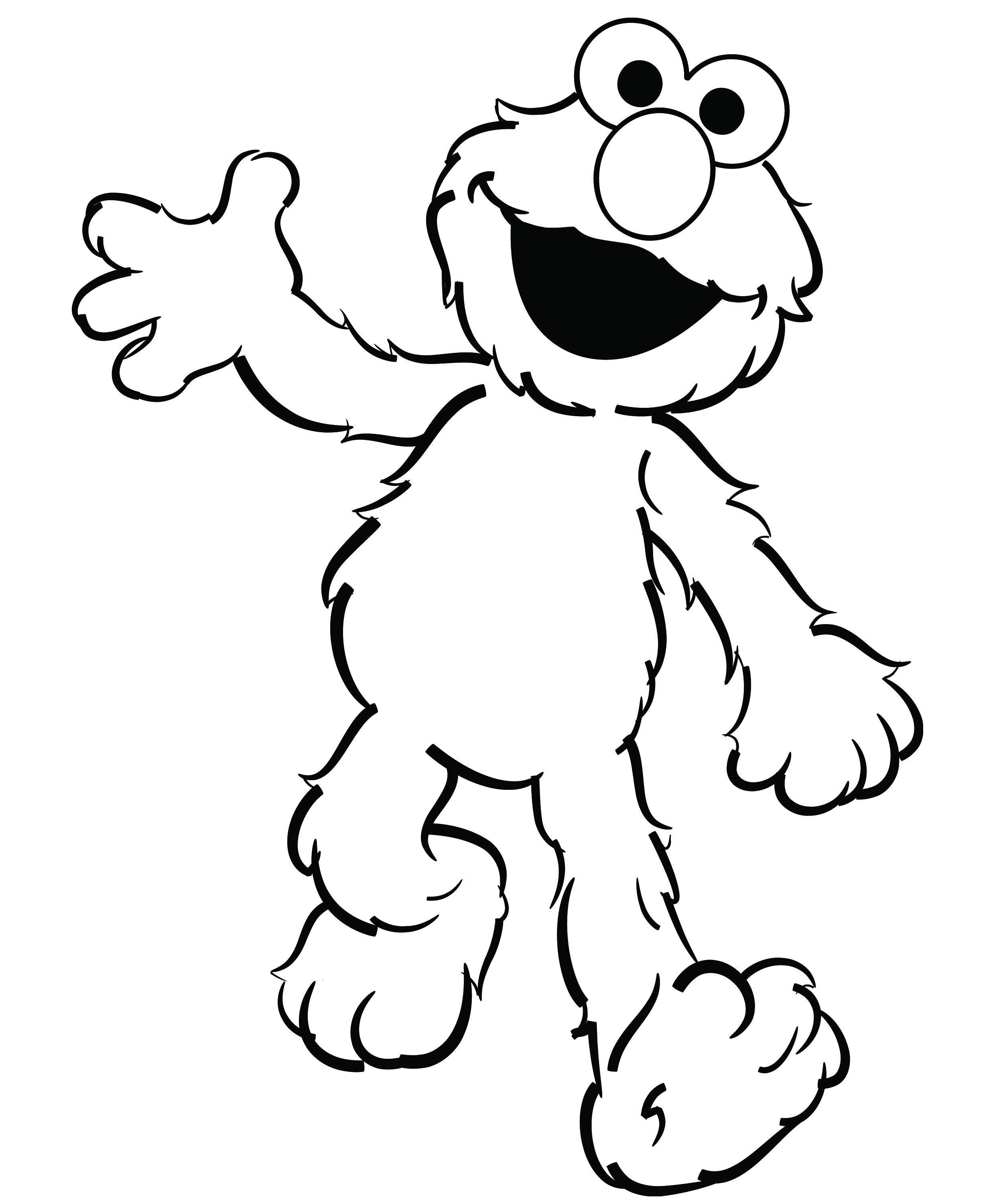 Featured image of post Elmo Black And White Clipart