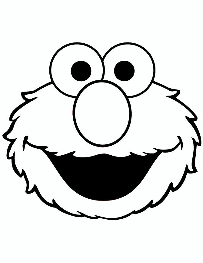 Featured image of post Elmo Face Black And White