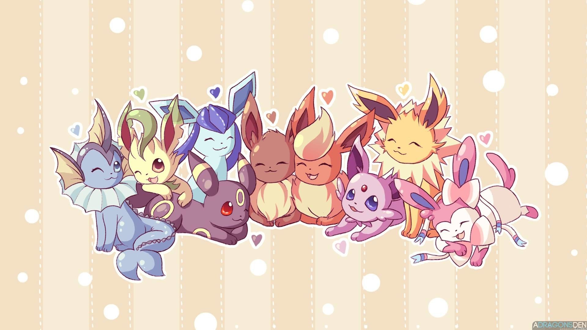 Featured image of post Evolutions Kawaii Eevee Wallpaper