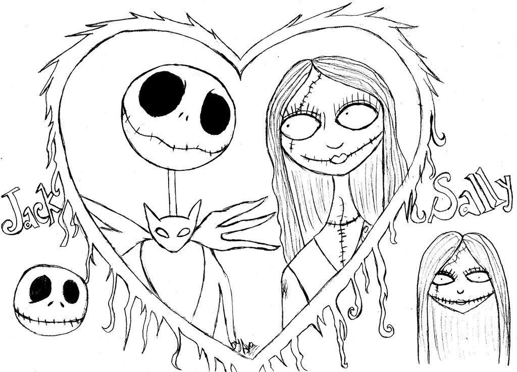 Featured image of post Jack Skellington Coloring Page Free