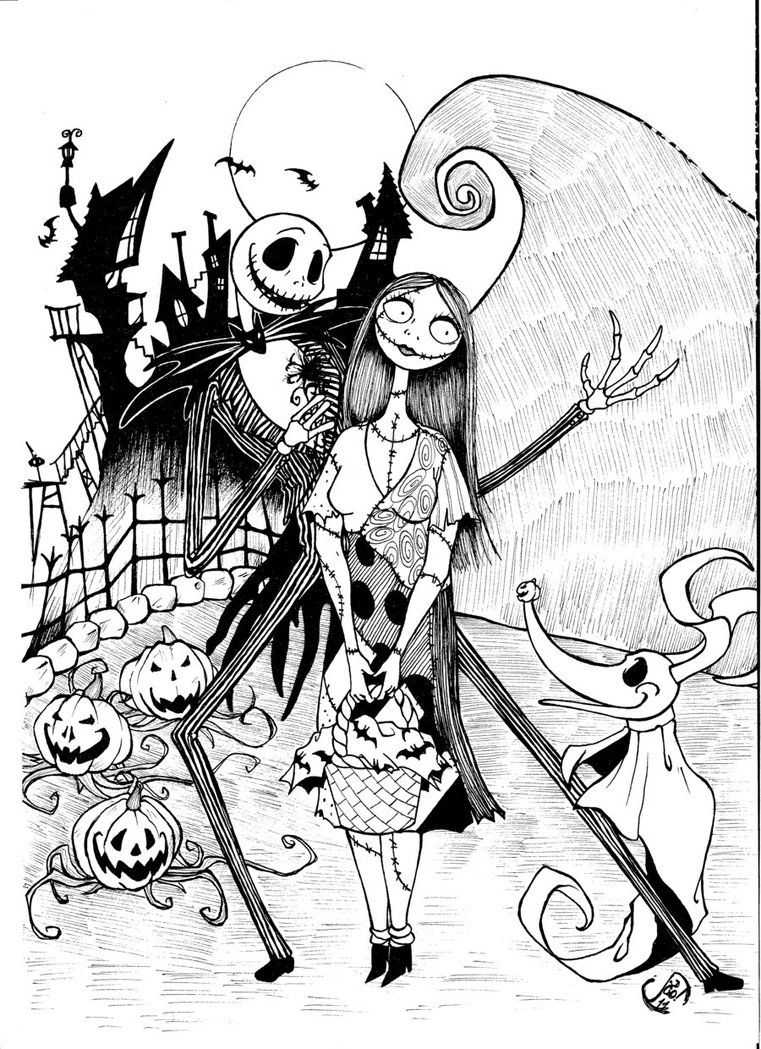 Featured image of post Jack Skellington Coloring Sheets