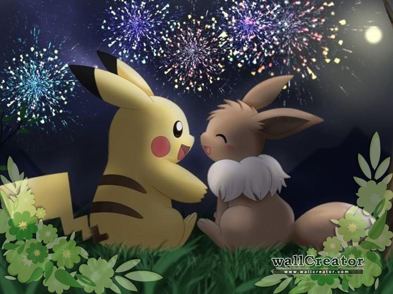 Featured image of post Kawaii Pikachu Eevee Wallpaper