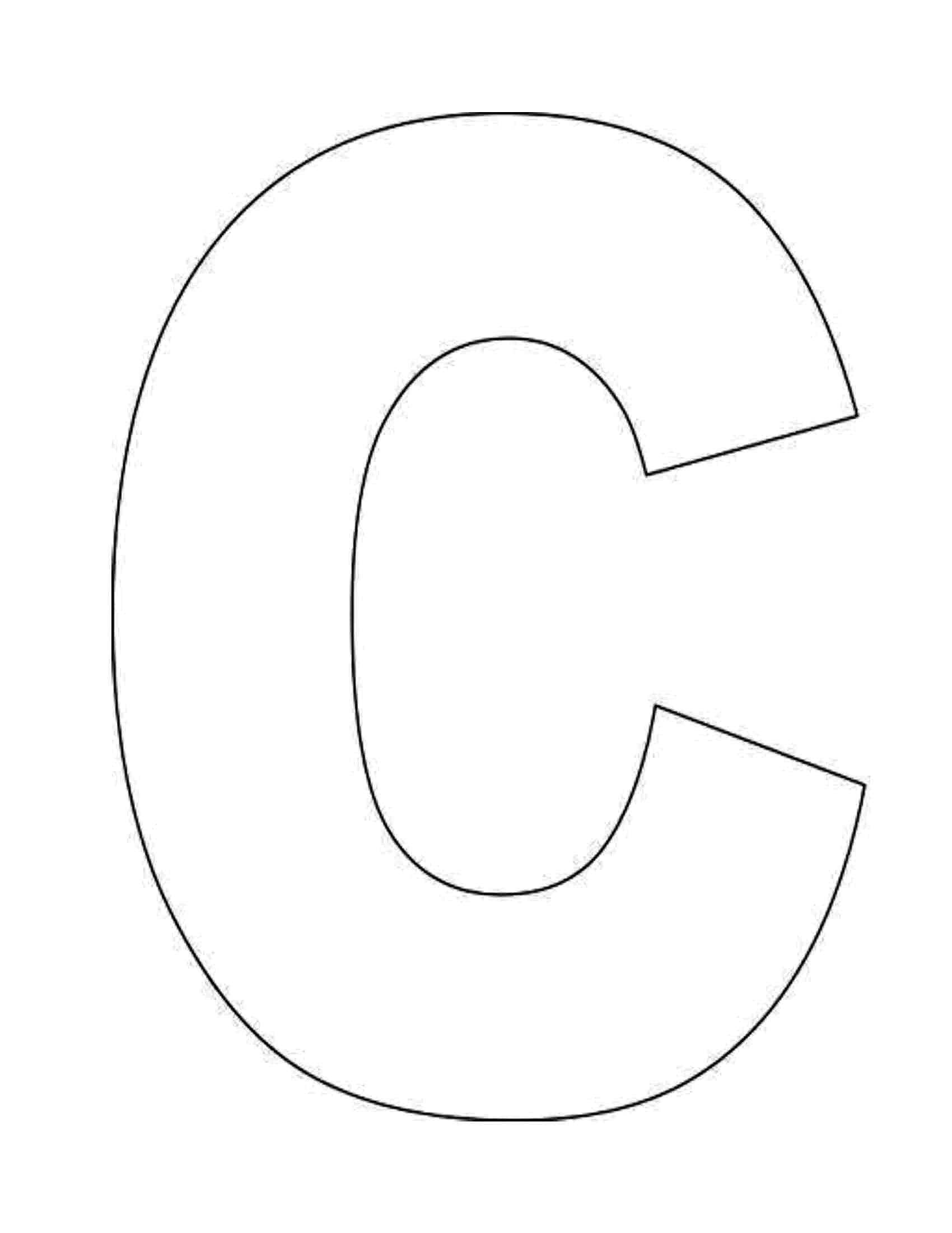 Featured image of post Letter C Printable Coloring Page