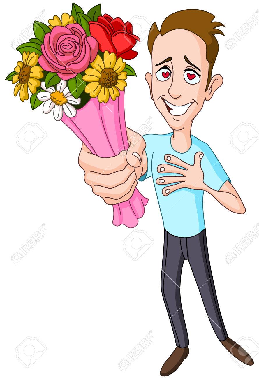 Featured image of post Man With Flowers Clipart