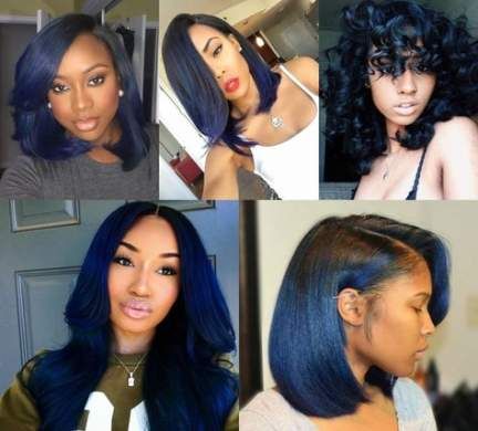 Featured image of post Midnight Blue Hair On Black Women