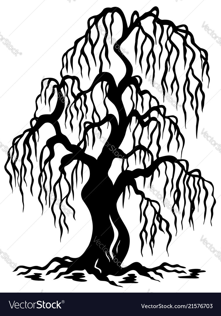 Featured image of post Willow Tree Silhouette Vector