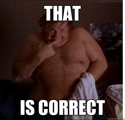 Featured image of post You Are Correct Chris Farley Meme